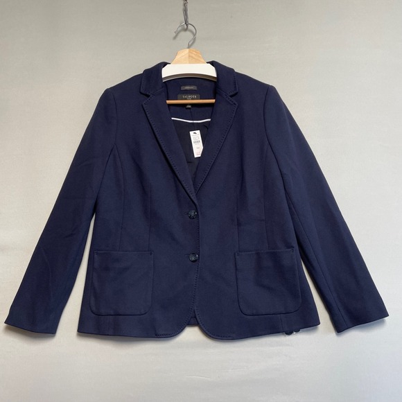 Talbots Jackets & Blazers - NWT Talbots Aberdeen Blazer Navy Blue Petite Size 14P Two Button Pockets
